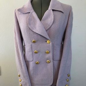 Authentic Chanel suit soft Lilac shade